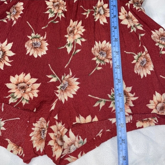 Forever 21 Long Sleeve Floral Romper Small - Picture 13 of 14